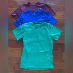 Nike Men's Green, Blue, and Maroon Tees